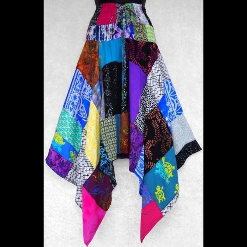 Patchwork TOP/SKIRT - Picture 2 of 2
